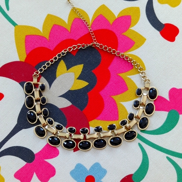 Talbots Jewelry - Talbots Necklace, Worn Once, Gold and Black Detail
